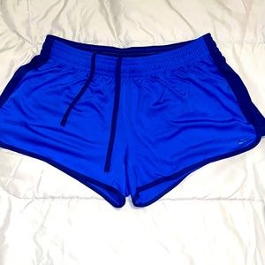 Nike Dri-fit shorts, drawstring waist, no pockets